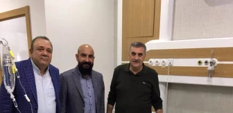 Başkan Toçoğlu'ndan Sakatlık Geçiren Sakaryaspor Takım Kaptanına Ziyaret