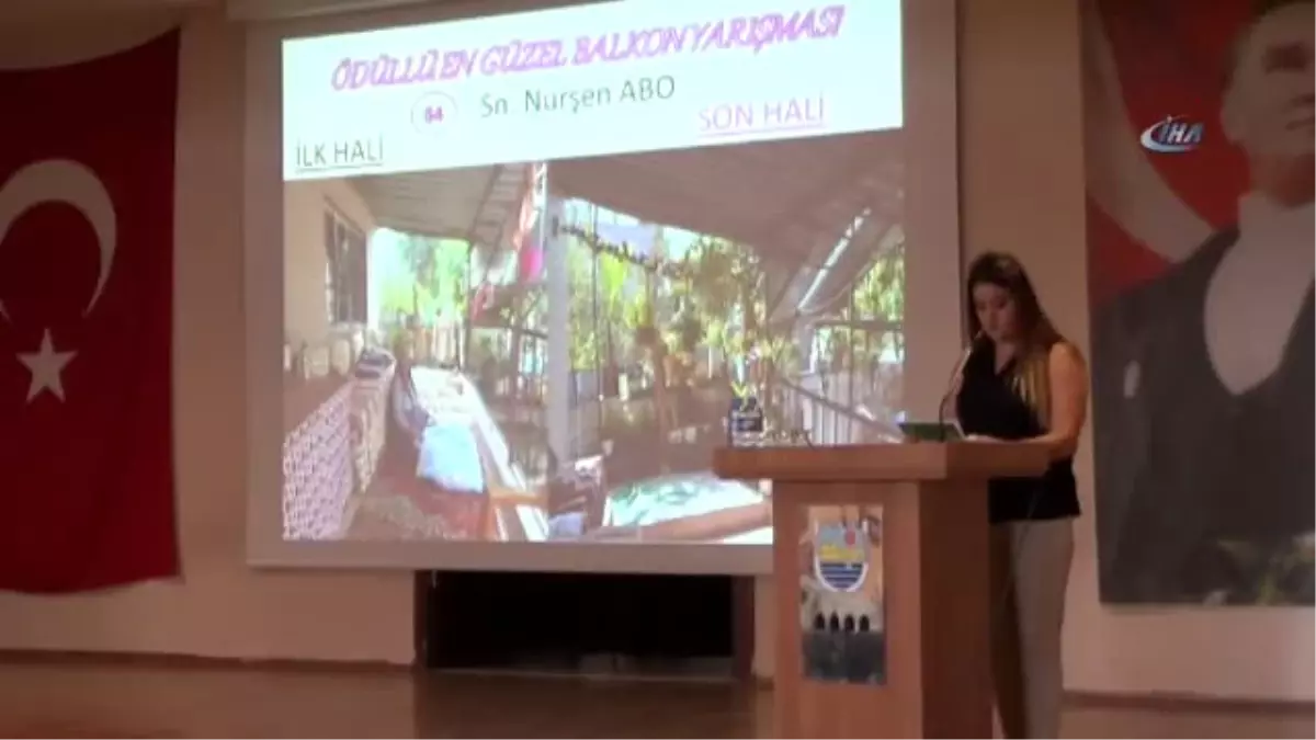 Payas'ta Balkonlar Çiçek Açtı