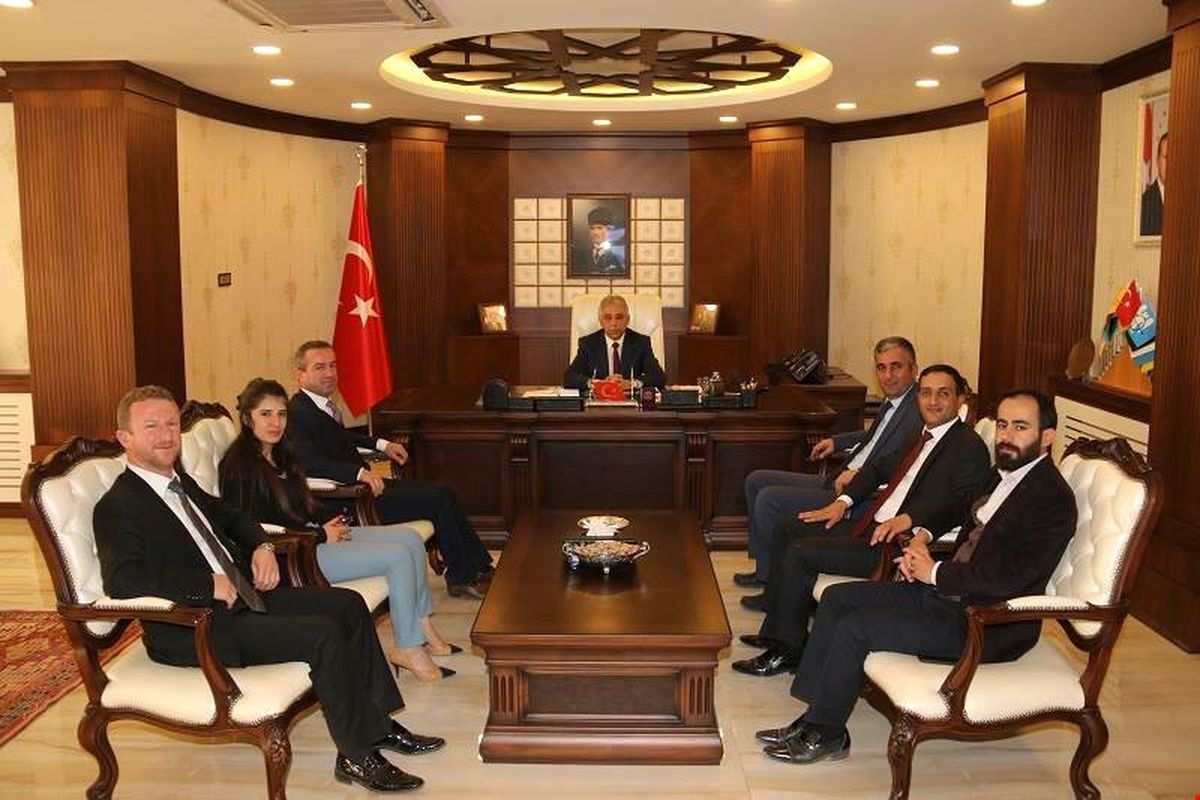 Hakkari Barosundan Vali Toprak'a Ziyaret