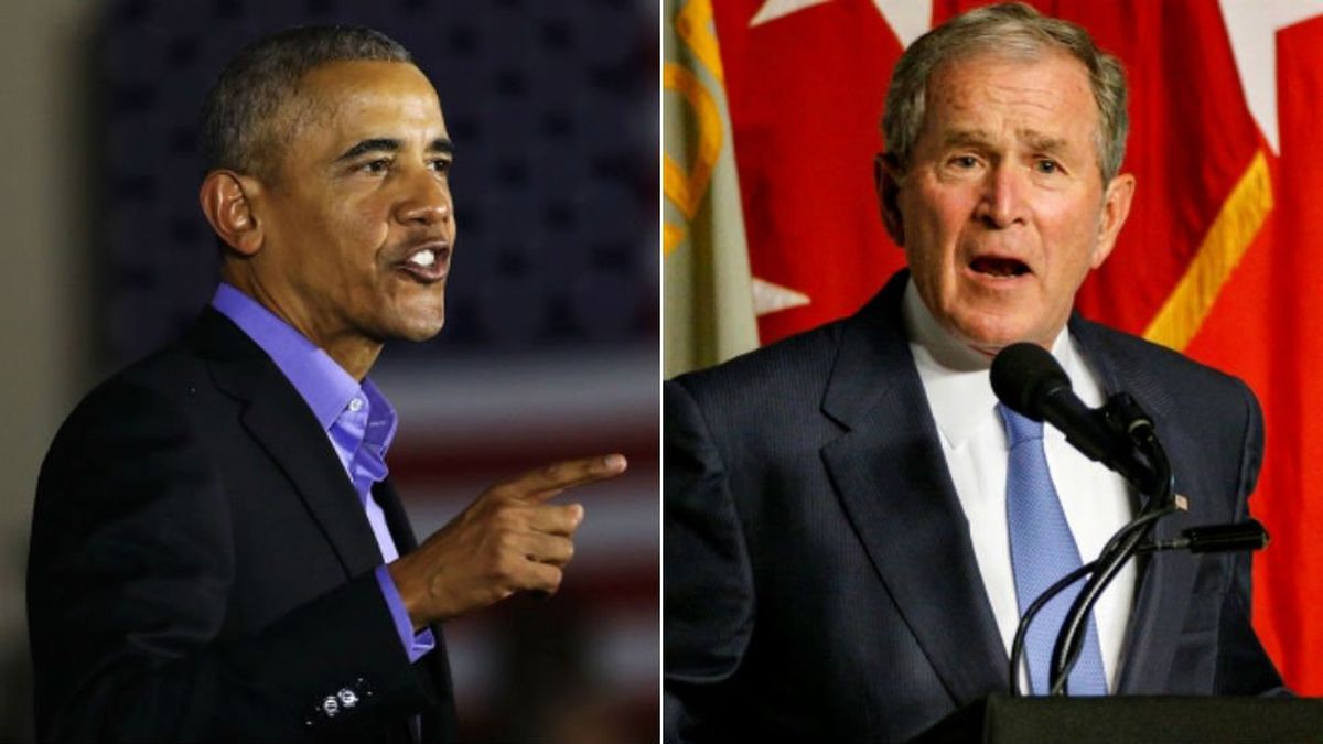 Obama ve Bush'tan İsim Vermeden Trump'a Eleştiriler