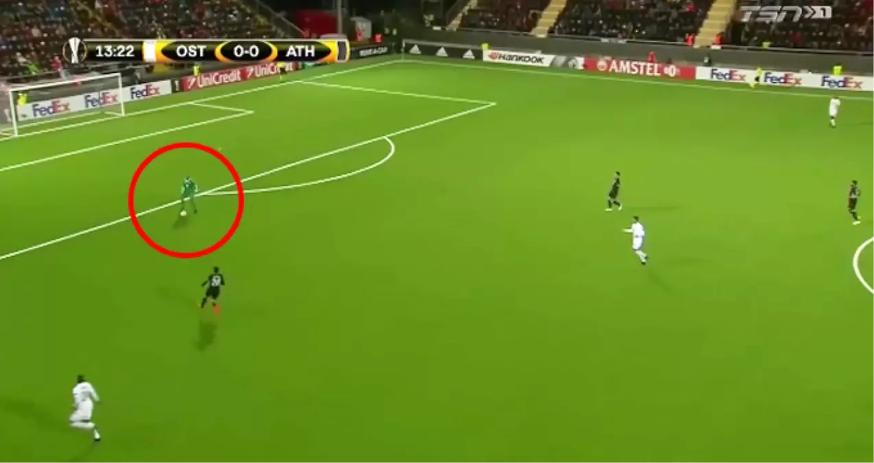 Avrupa Liginde Östersunds Kalecisi, Yaptığı Hatayla Takımını Yaktı