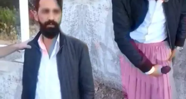 Etek Giyip Kendini Vurdu, Görüntülerdeki Direk Olayın Sırrını Çözdü