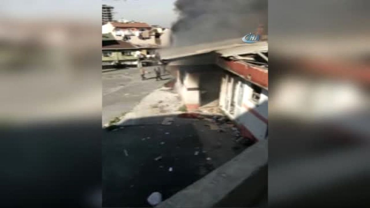 Uyuşturucu Madde Bağımlılarının Yaşadığı Ev Alev Alev Böyle Yandı