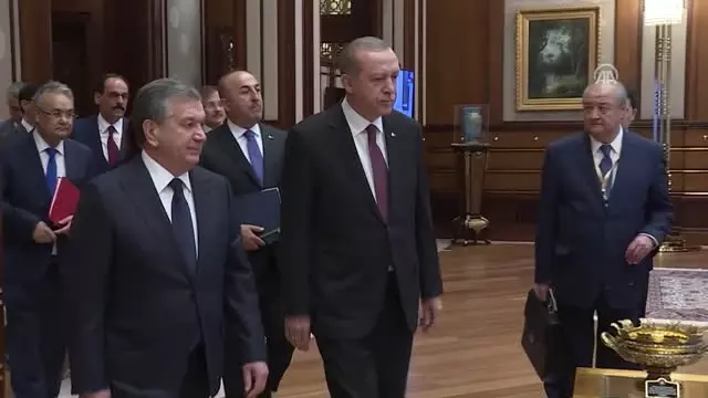 Mirziyoyev ve erdoğan foto ile ilgili görsel sonucu