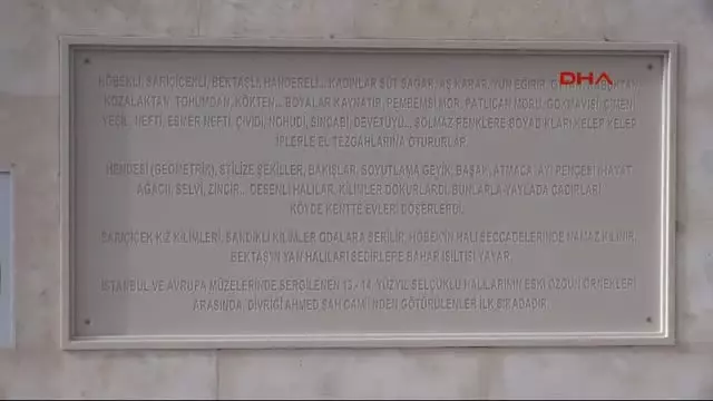 Sivas Divriği Cumhuriyet Meydanı Törenle Açıldı Sivas Divriği Cumhuriyet Meydanı Törenle Açıldı
