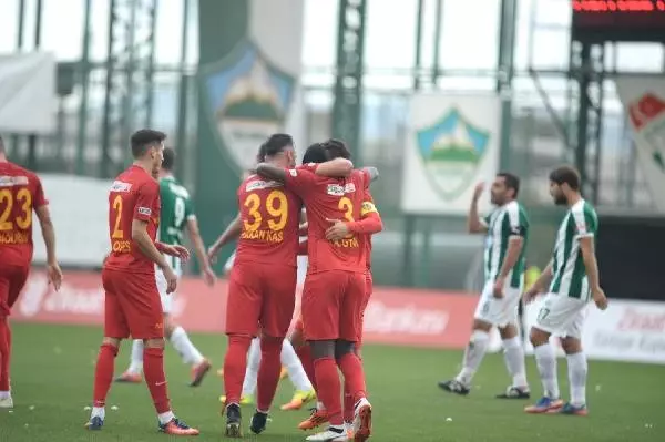 Yeşil Bursa-Kayserispor: 1-2 Yeşil Bursa-Kayserispor: 1-2