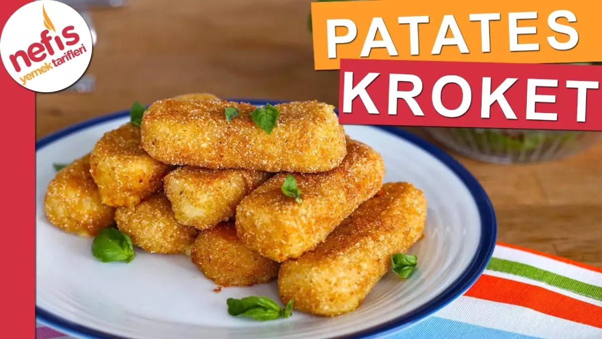 En Pratik Patates Kroket Tarifi - Az Malzemeli Çok Lezzetli