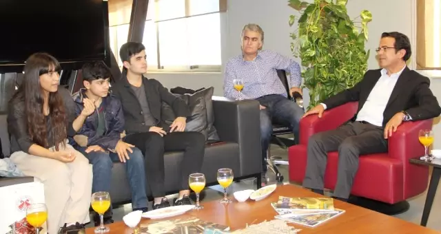 Dögem'in Genç Vekilleri Başkan Çandır'a Projelerini Anlattı