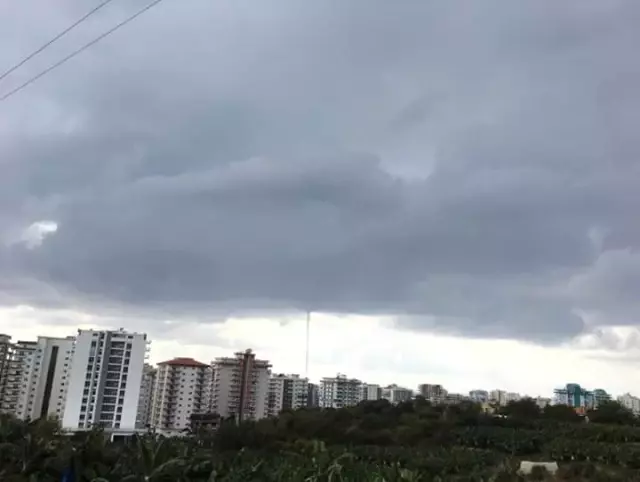 Alanya'da Hortum Çıktı
