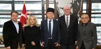 Kırım Tatar Milli Meclisi Türkiye Temsilcisi Zafer Karatay'dan Başkan Kurt'a Ziyaret