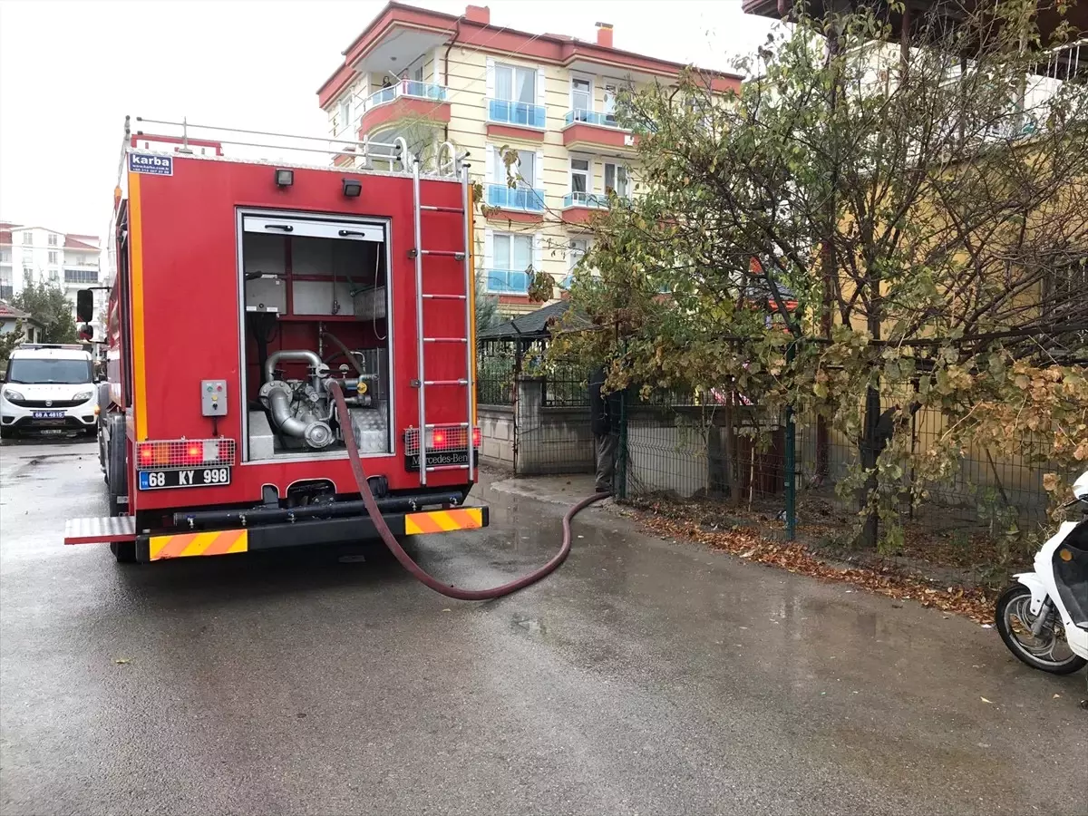 Aksaray�da Ev Yangını Haber