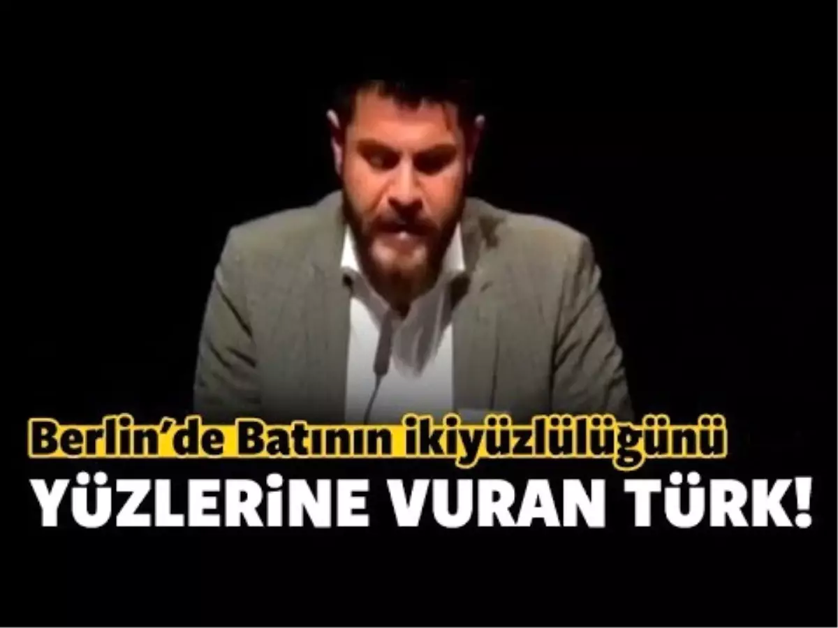 Batının İki Yüzlülüğünü Yüzlerine Vuran Türk!... Şok Şok