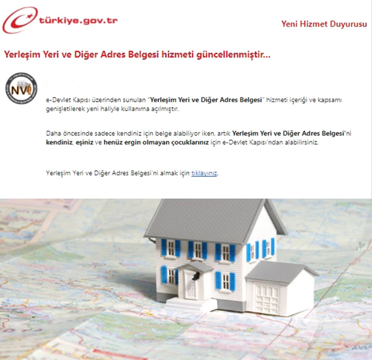 E-Devlet'ten Adres Belgesi Almak Kolaylaştı