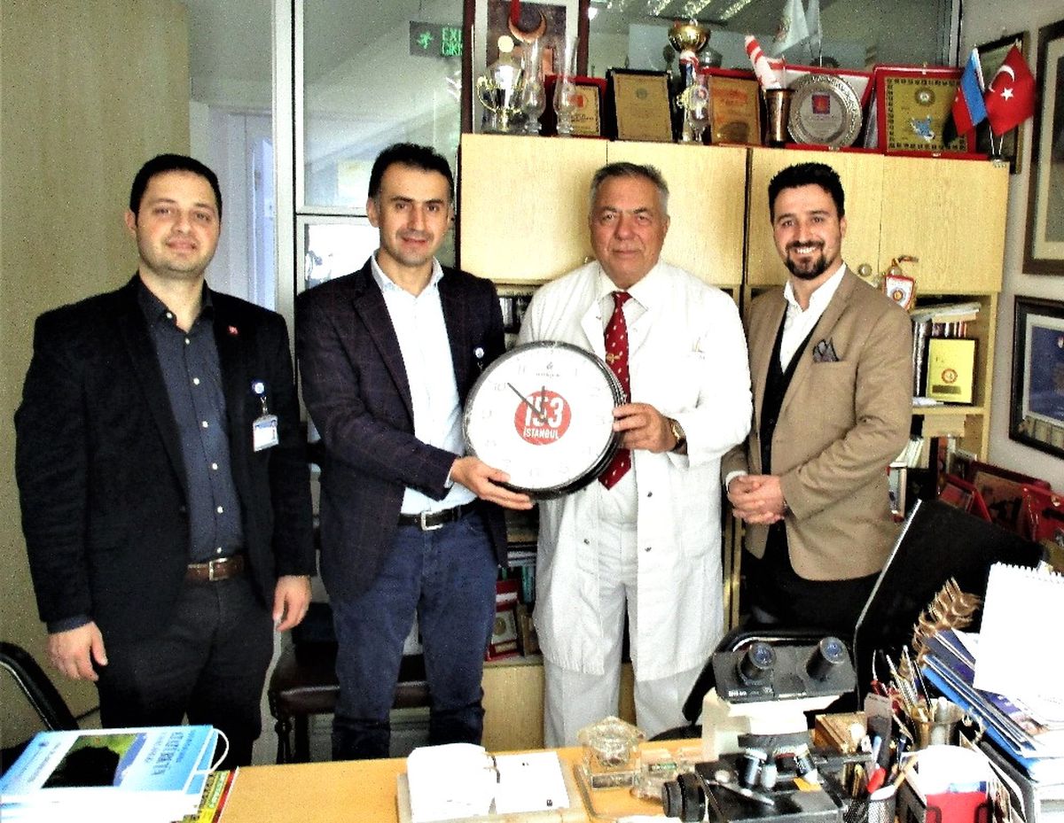 İstanbul Büyükşehir'den Prof. Dr. İbrahim Öztek'e Ziyaret