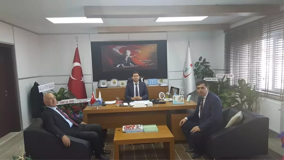 Başkan Yalçın'dan Bilecik İl Sağlık Müdürlüğü'ne Yeni Atanan Dr. Burak Öztop'a Ziyaret