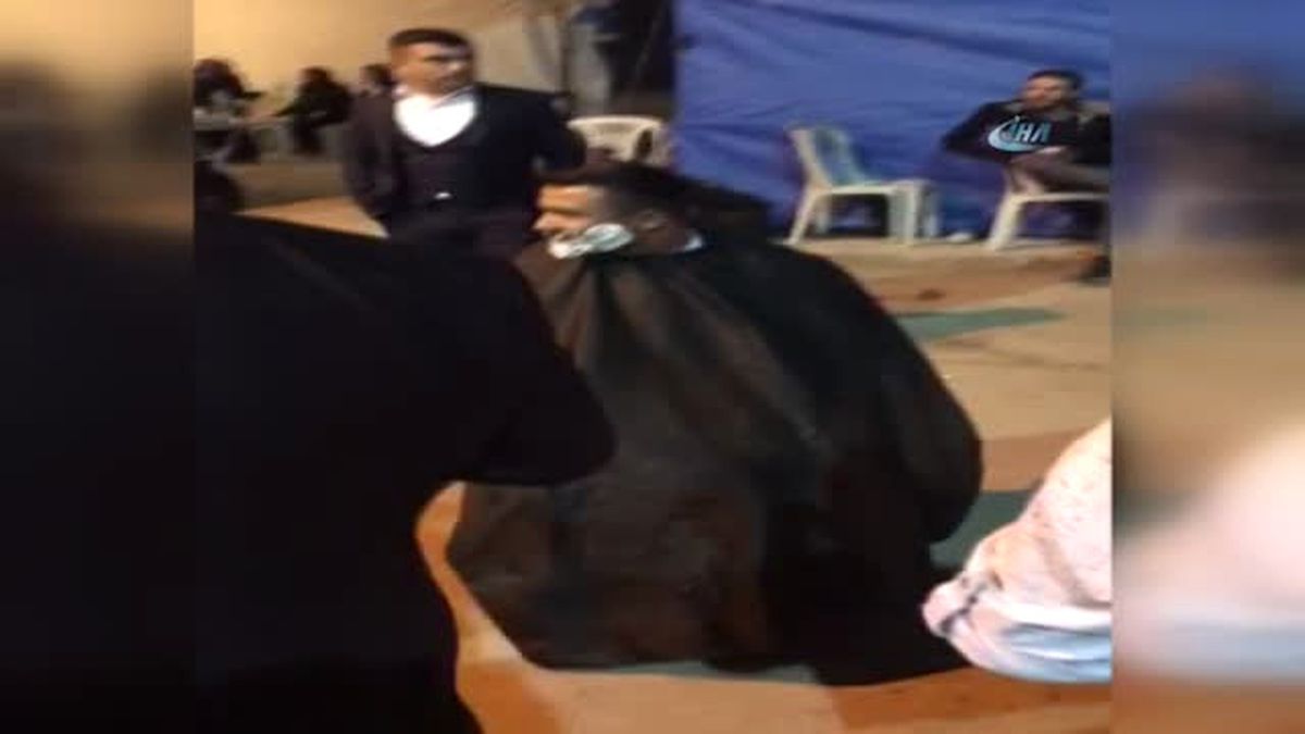 Kaynak Ustasından Motorlu Testereyle Damat Tıraşı