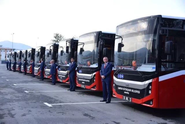 70 Yeni Otobus Samsun Halkinin Hizmetinde Haberler