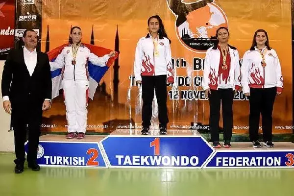 Aleyna Akçay, Tekvandoda Balkan Şampiyonu Oldu