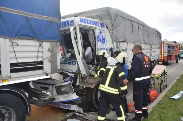 Manisa'da Trafik Kazası: 1 Yaralı