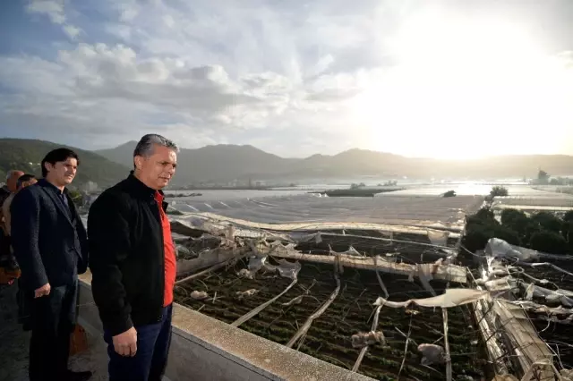 Başkan Uysal, Afet Bölgesinde