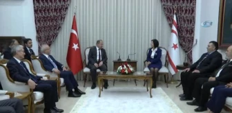 KKTC Meclis Başkanı Siber, Kasırga ile Akdağ'ı Kabul Etti