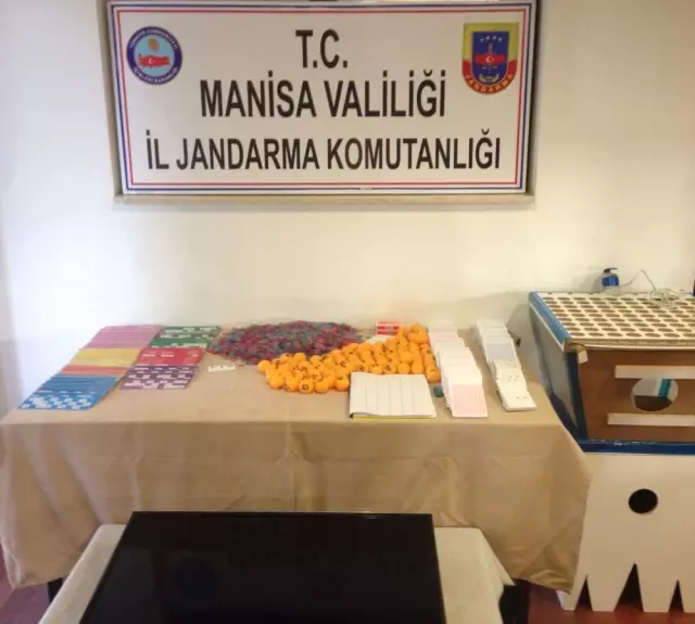 Manisa Jandarmasından Tombala Baskını