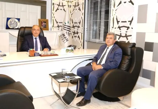 Şambayat Belediye Başkanı Arıcı'dan Başkan Kutlu'ya Ziyaret
