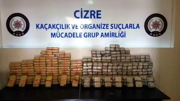 Şırnak'ta 120 Kilo Eroin Ele Geçirildi