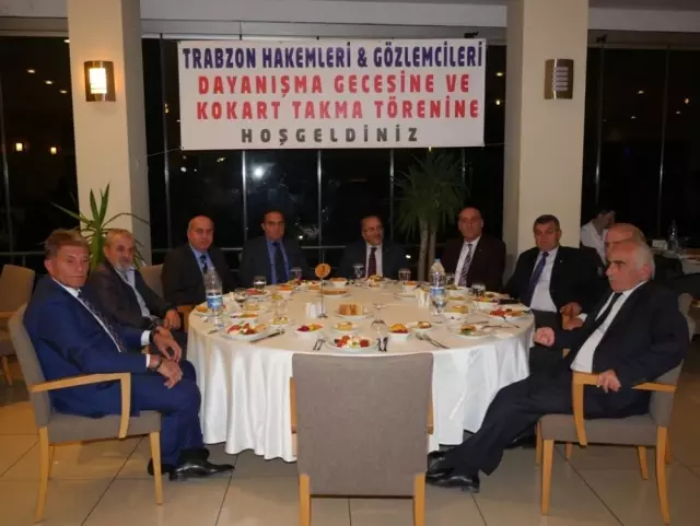 Trabzon'da İl Hakemliğine Terfi Eden 30 Hakeme Kokartları Verildi