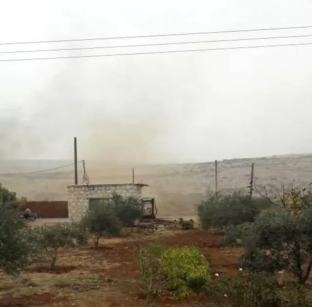 Pyd'li Teröristlerden Türk Birliğine Top Atışı