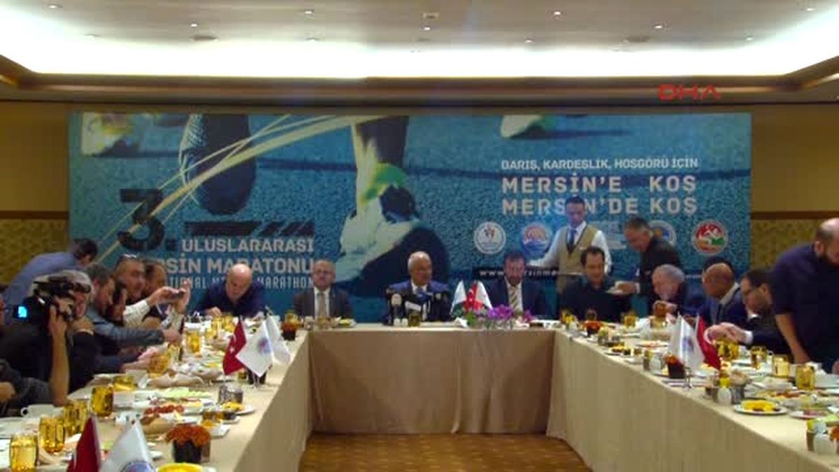 Uluslararası Mersin Maratonu'nun Tanıtım Toplantısı Yapıldı