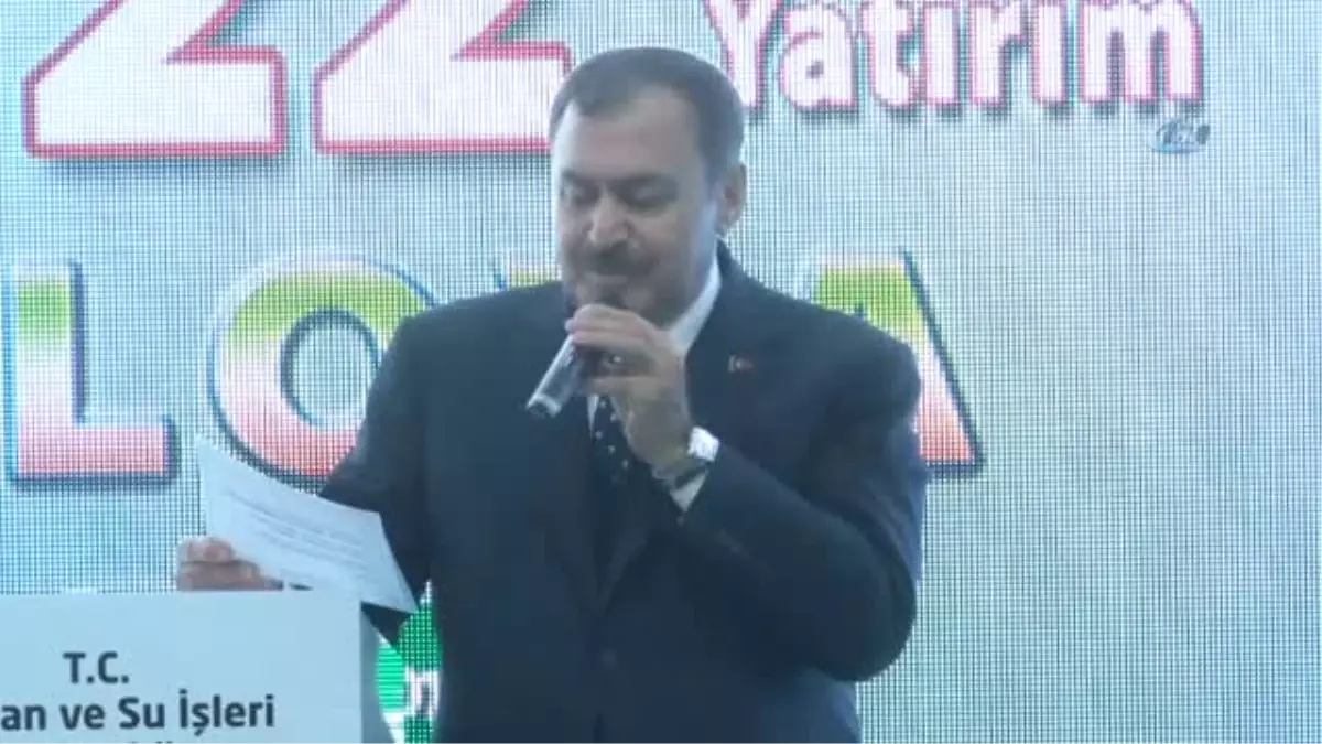 Orman ve Su İşleri Bakanı Eroğlu Yalova'da 5 Tesisin Temelini Attı