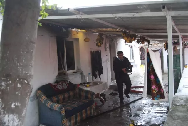 Bayramiç�te Ev Yangını Haber
