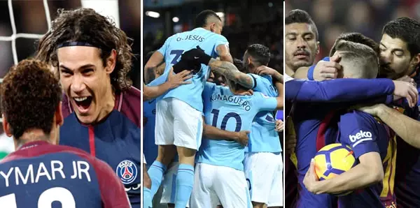 Psg, Manchester City ve Barcelona'nın Bileği Bükülmüyor Psg, Manchester City ve Barcelona'nın Bileği Bükülmüyor