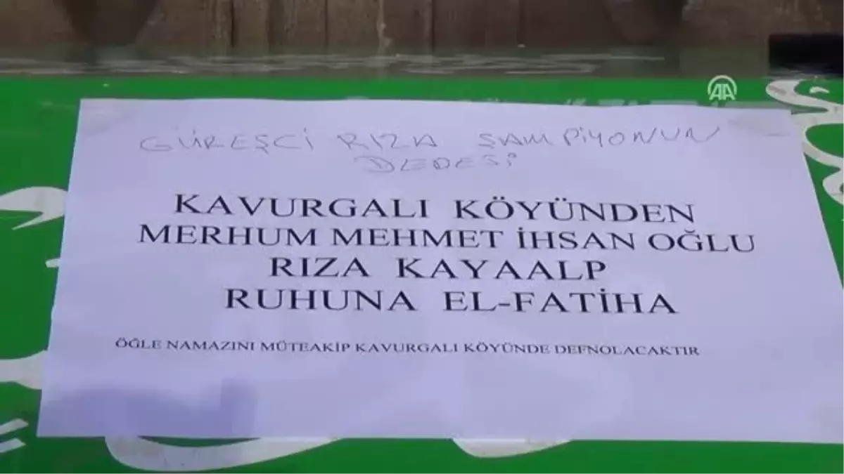 Milli Güreşçi Kayaalp'in Acı Günü