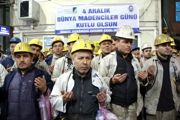 Dünya Madenciler Günü'nde Dualarla İş Başı Yaptılar