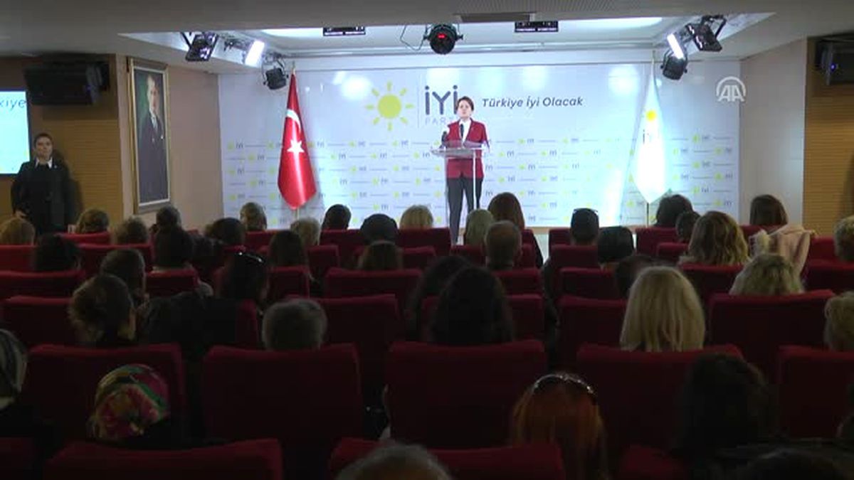 İyi Parti Genel Başkanı Akşener: 'Partimize Yüzde 25 Kadın Kotası Koyduk'