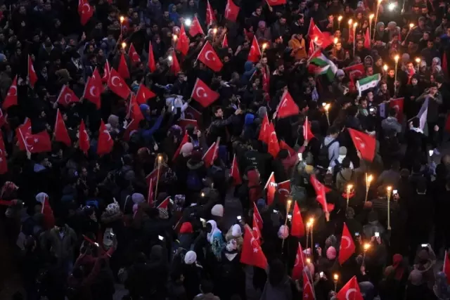 Karabük Üniversitesi'nde Binler Kudüs İçin Yürüdü