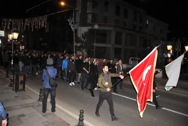 Üniversite Öğrencileri Kudüs İçin Yürüdü