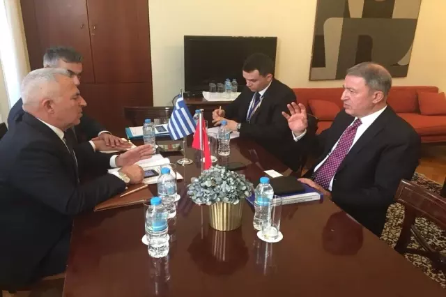 Genelkurmay Başkanı Orgeneral Akar, Yunan Mevkidaşıyla Görüştü