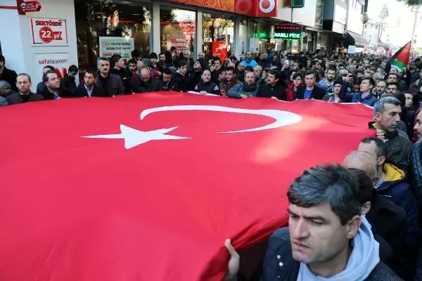Samsun'da Kudüs Protestosu