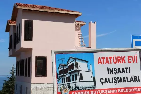Yeniden Yapılan Atatürk Evi'nin İnşaatında Sona Gelindi