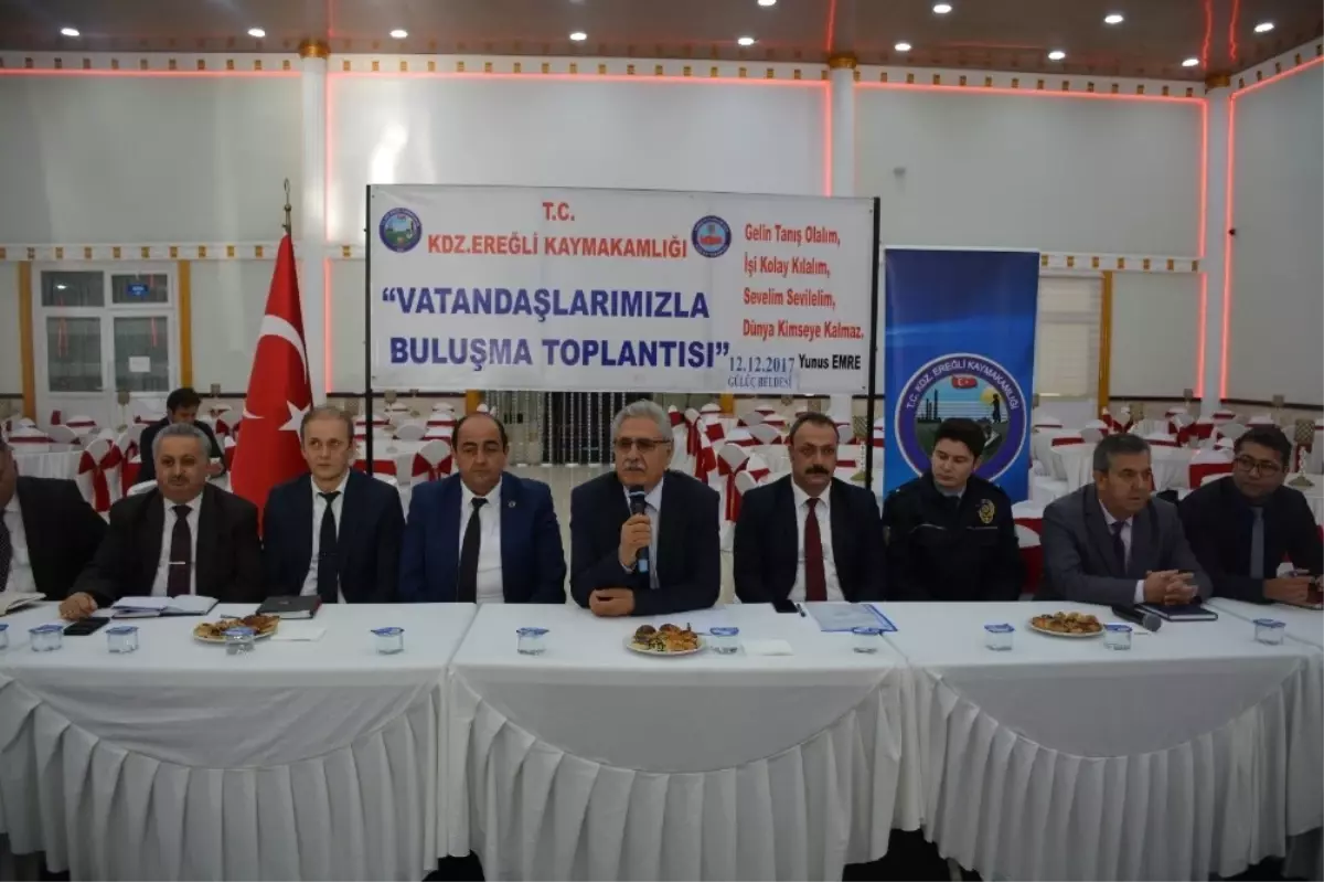 Kaymakam Madenoğlu Gülüç'ten Memnun Ayrıldı