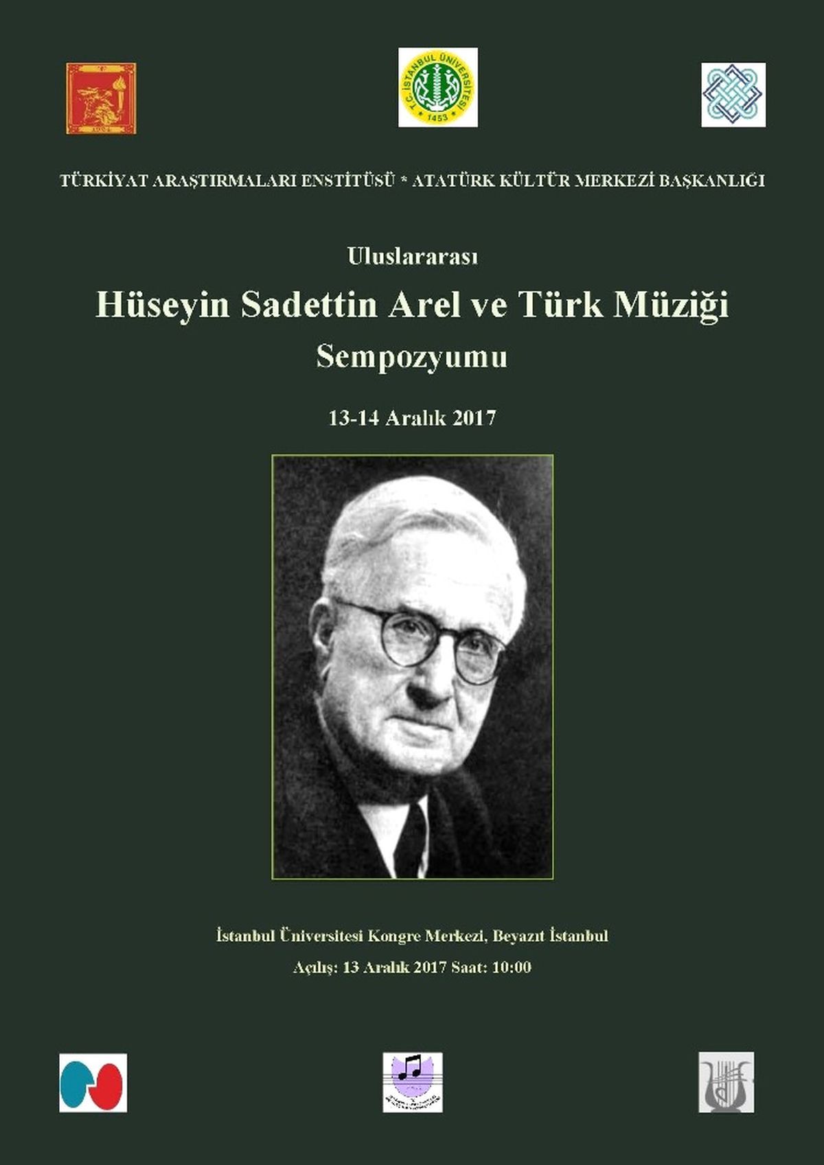 Uluslararası Hüseyin Sadettin Arel ve Türk Müziği Sempozyumu İstanbul'da Düzenlenecek