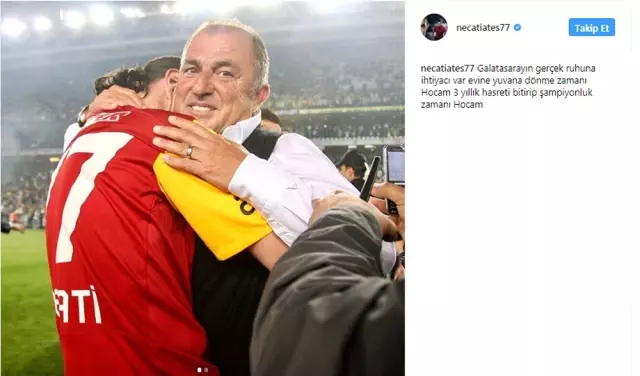 Necati Ateş'ten Fatih Terim Paylaşımı