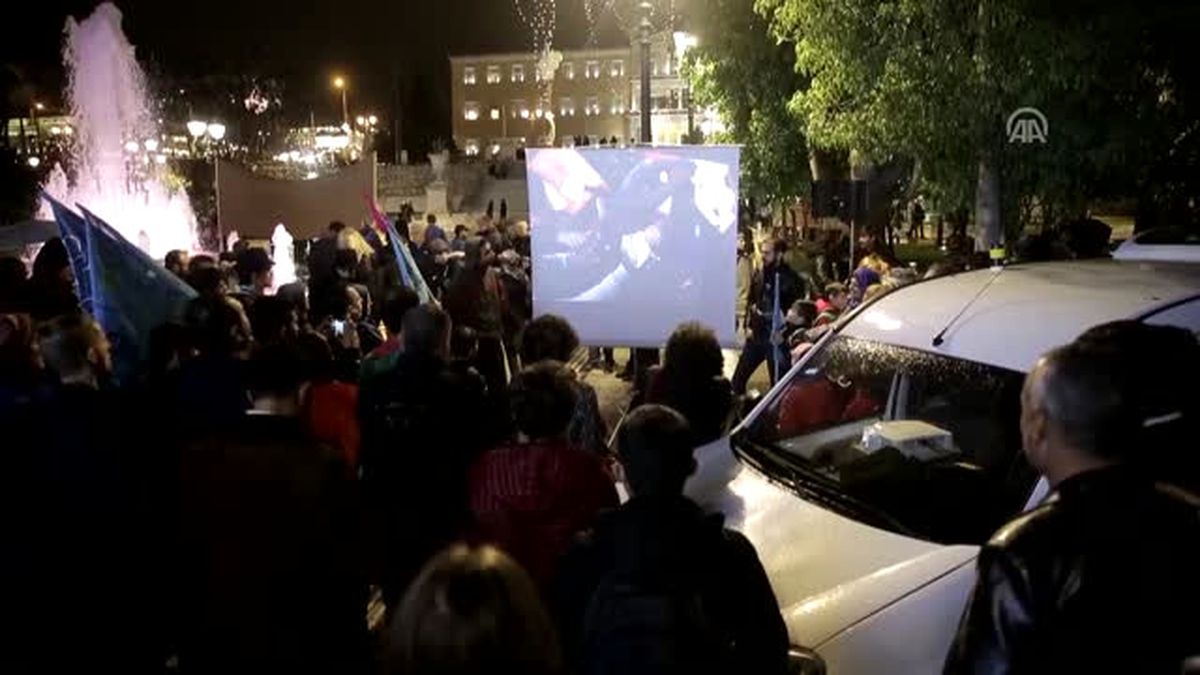 Yunanistan'da 'Dünya Göçmenler Günü' Protestosu