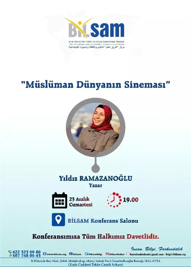 Bilsam Yazar Yıldız Ramazanoğlu'nu Ağırlayacak