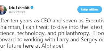 Google'ın Ana Şirketi Alphabet'in Başkanı Görevinden Ayrılıyor