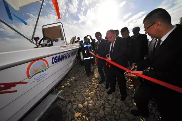 Osmaniye Su Ürünleri Kontrol Teknesi Hizmete Başladı