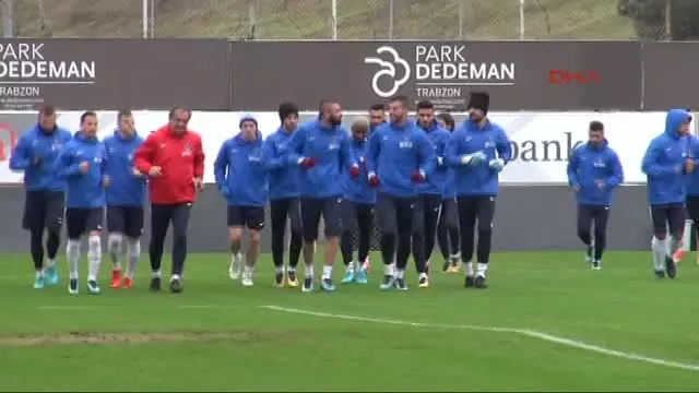 Trabzonspor'da Neşeli Antrenman Trabzonspor'da Neşeli Antrenman